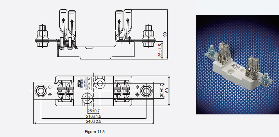 Fuse Bases For Square Pipe Fuses With Knife Contacts05