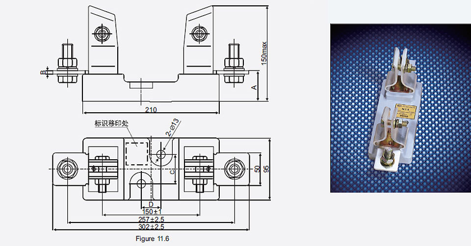 Fuse Bases For Square Pipe Fuses With Knife Contacts06