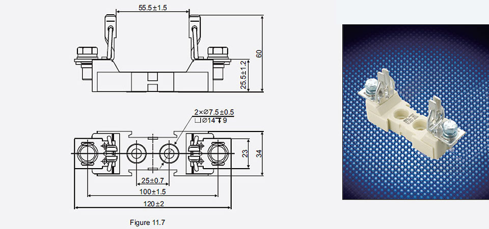Fuse Bases For Square Pipe Fuses With Knife Contacts07