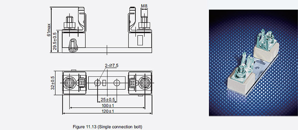 Fuse Bases For Square Pipe Fuses With Knife Contacts13