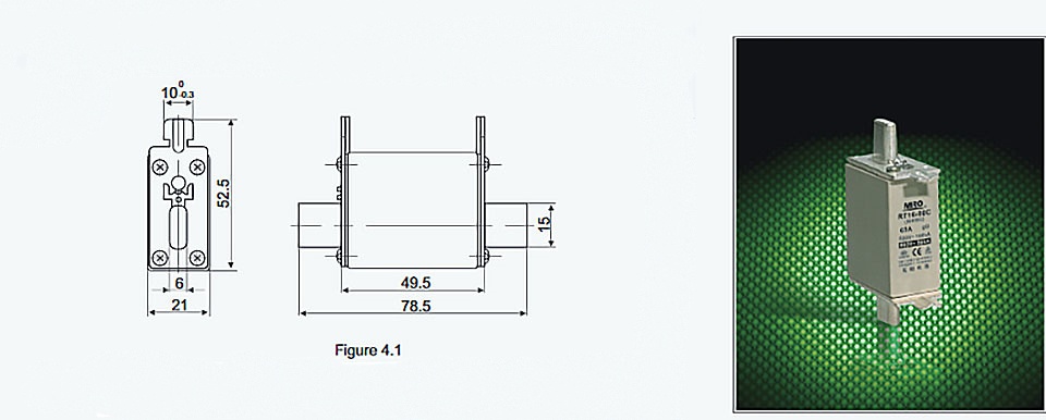 Square Pipe Fuse Links With Knife Contacts01