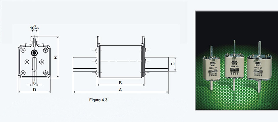 Square Pipe Fuse Links With Knife Contacts03
