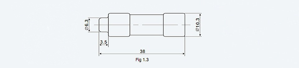 DC Solar Cylindrical Fuse Links1.2